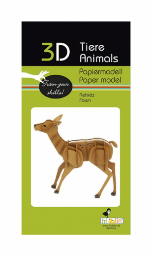 3D paper puzzle, Deer ski ryhmässä PALAPELIT / Mallirakennus @ Spelexperten (158112)