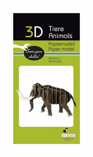 3D paper puzzle, Mammut ryhmässä PALAPELIT / Mallirakennus @ Spelexperten (158127)