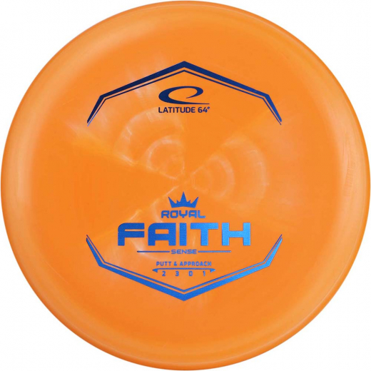 Latitude 64° Sense Faith Orange ryhmässä ULKOPELIT / Disc Golf & frisbee @ Spelexperten (16027)