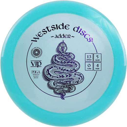Westside Discs VIP Adder Turquoise ryhmässä ULKOPELIT / Disc Golf & frisbee @ Spelexperten (16057)