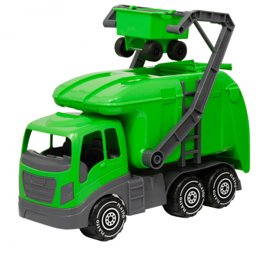 Plasto Kierrätysauto - Vihreä ryhmässä LELUT / Leluajoneuvot / Plasto @ Spelexperten (1677000BOX)