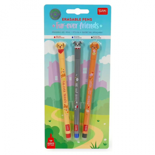 Fur-ever Friends Geelikynä 3-pack ryhmässä LELUT / Luo & maalaa / Kirjoita ja piirrä / Lyijykynät ja värikynät @ Spelexperten (168283)
