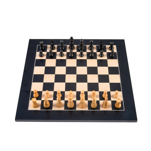 Longfield Chess Set  Black Maple 50 mm ryhmässä SEURAPELIT / Shakki @ Spelexperten (170492)