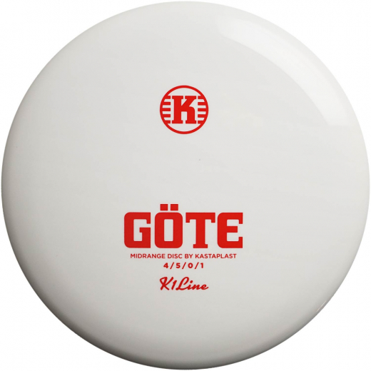 Kastaplast K1 Göte White ryhmässä ULKOPELIT / Disc Golf & frisbee / Midrange @ Spelexperten (17294)