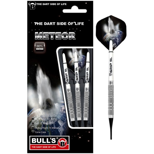 Bull's Meteor MT2 Soft 80% Tungsten 16 g ryhmässä PÖYTÄPELIT / Darts / Tikkaa / Softtip @ Spelexperten (17436)