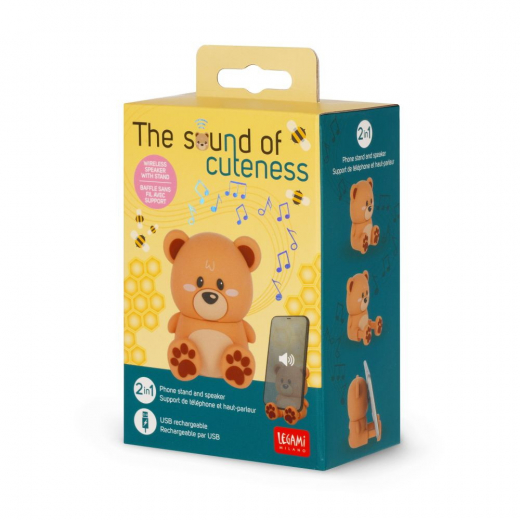 The sound of cuteness - Teddy bear ryhmässä LELUT / Hauskoja vempaimia / Hauskoja lahjoja @ Spelexperten (176022)