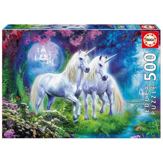 Educa: Unicorns in the Forest 500 Palaa ryhmässä PALAPELIT / < 750 palaa @ Spelexperten (17648)