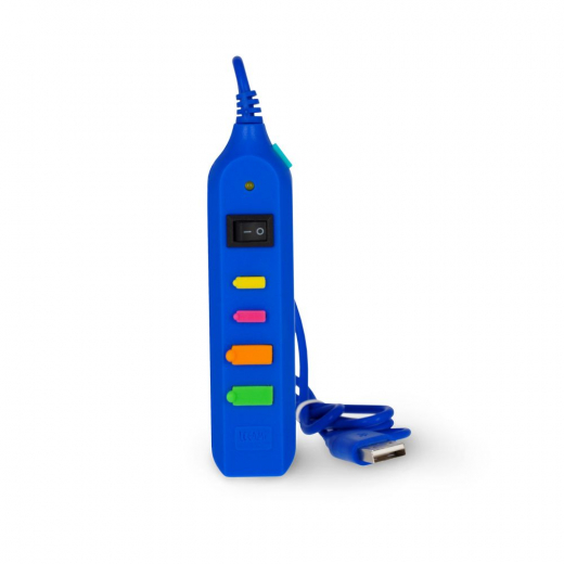 Mini USB Hub 5 Ports Blue ryhmässä LELUT / Hauskoja vempaimia / Puhelintarvikkeet @ Spelexperten (181004)