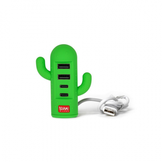 Mini USB-keskitin, Cactus ryhmässä LELUT / Hauskoja vempaimia / Puhelintarvikkeet @ Spelexperten (181009)