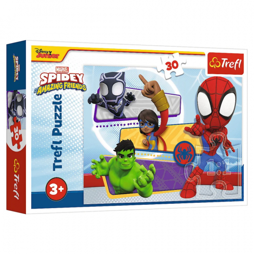 Trefl Marvel Spidey and his Amazing Friends - 30 Palaa ryhmässä PALAPELIT / Lasten palapelit @ Spelexperten (18322)