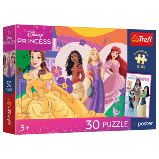 Trefl Palapeli: Disney Princess 30 Palaa ryhmässä PALAPELIT / Lasten palapelit @ Spelexperten (18342)