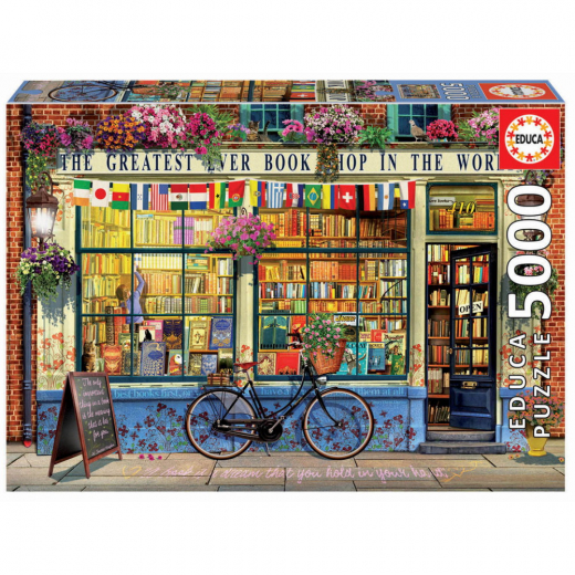 Educa: Greatest Bookshop in the World 5000 Palaa ryhmässä PALAPELIT / 2000 palaa > @ Spelexperten (18583)