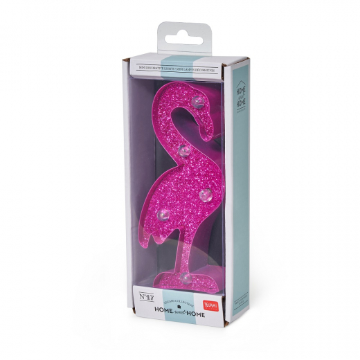 Mini Lamp, Flamingo with glitter ryhmässä LELUT / Hauskoja gempaimia @ Spelexperten (189020)