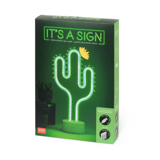 It's a sign, LED lamp - Cactus ryhmässä LELUT / Hauskoja gempaimia @ Spelexperten (189201)