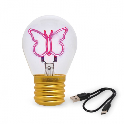 Bulb Fiction - Butterfly ryhmässä LELUT / Kalusteet / Lamput @ Spelexperten (189361)