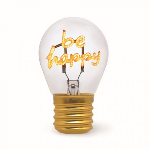 Bulb Fiction - Be Happy ryhmässä LELUT / Kalusteet / Lamput @ Spelexperten (189365)