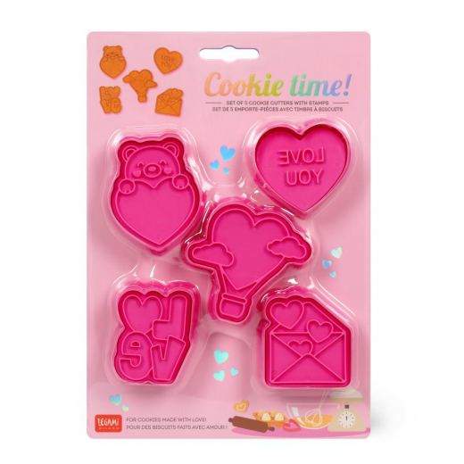 Cookie cutters with stamps, Love ryhmässä LELUT / Luo & maalaa @ Spelexperten (190122)