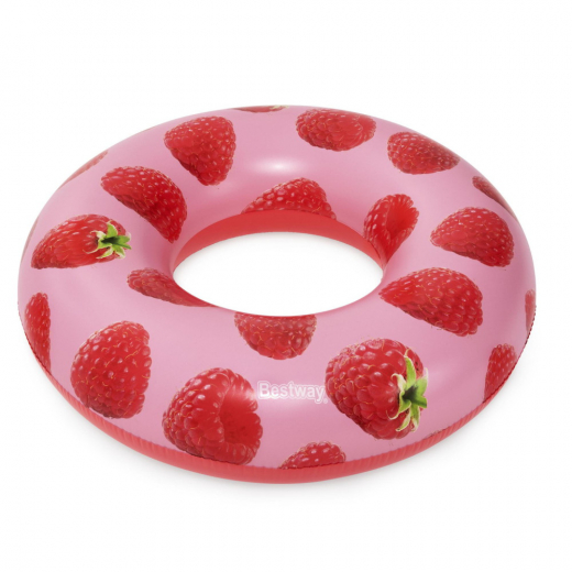 Raspberry Bath Ring 119 cm ryhmässä LELUT / Vesileikkikalut / Puhallettava @ Spelexperten (20036231)