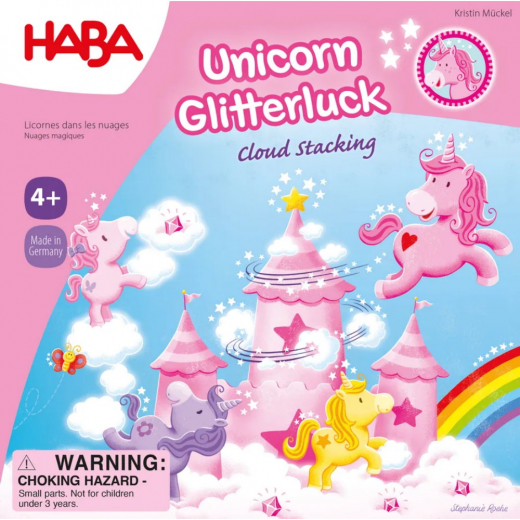 Unicorn Glitterluck - Cloud Stacking (Eng) ryhmässä SEURAPELIT / Lastenpelit @ Spelexperten (2012232006)