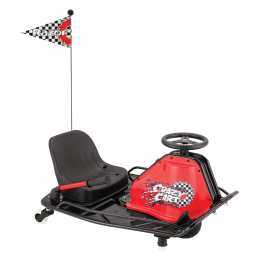 Razor Electric Crazy Cart Black ryhmässä LELUT / Polkupyöriä @ Spelexperten (20173861)