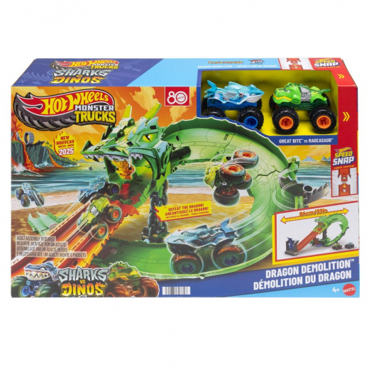 Hot Wheels Dragon Demolition ryhmässä LELUT / Leluajoneuvot / Hot Wheels @ Spelexperten (2025036)