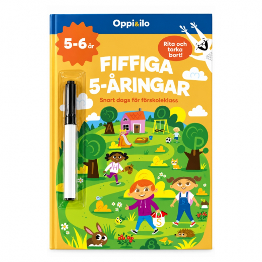 Puuhakirja 5-vuotiaille  ryhmässä LELUT / Luo & maalaa / Kirjoita ja piirrä / Palapeli kirjat @ Spelexperten (2026104)