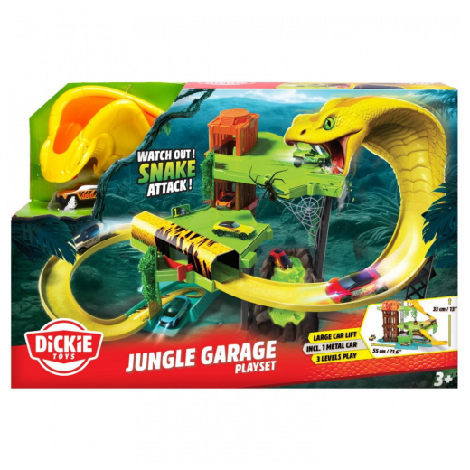 Dickie Toys - Jungle Garage ryhmässä LELUT / Leluajoneuvot @ Spelexperten (203338000)