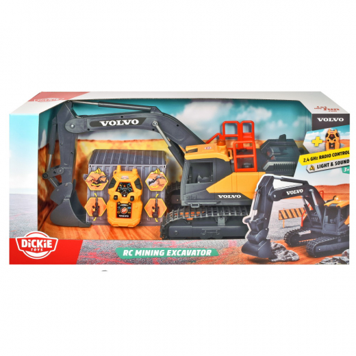 Radio controlled Volvo Excavator ryhmässä LELUT / Leluajoneuvot @ Spelexperten (203729018)