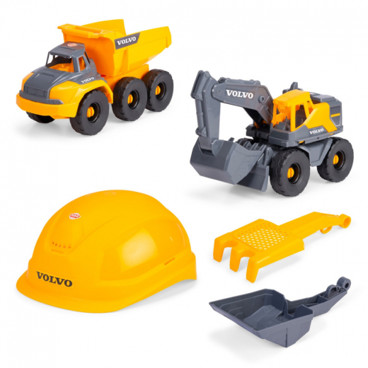 Dickie Toys Volvo Construction leikkisetti ryhmässä LELUT / Leluajoneuvot @ Spelexperten (203729026)