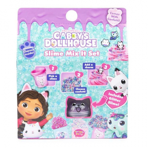 Gabby's Dollhouse - Slime Mix It Set ryhmässä LELUT / Figuurit ja leikkisarjat / Gabby's Dollhouse @ Spelexperten (204-700009)