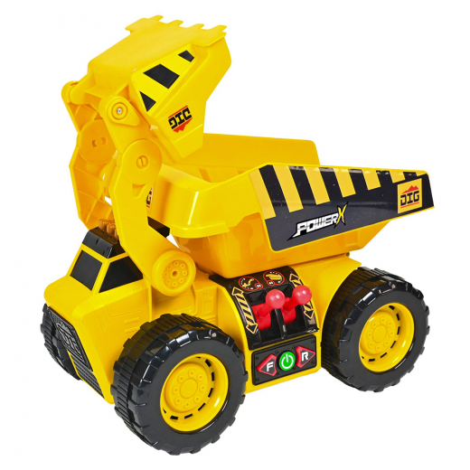 Power X Work vehicle with front loader and tipper ryhmässä LELUT / Leluajoneuvot @ Spelexperten (20408)