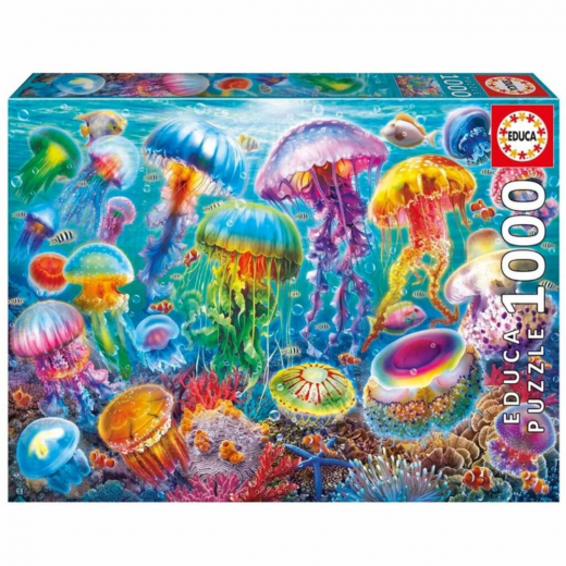 Educa Puzzle: Jellyfish 1000 ryhmässä PALAPELIT / Educa @ Spelexperten (20554)