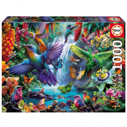 Educa Puzzle: Tropical Hummingbirds 1000 ryhmässä PALAPELIT / Educa @ Spelexperten (20555)