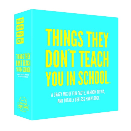 Things they don´t teach you in school ryhmässä SEURAPELIT / Juhlapelit @ Spelexperten (21019)