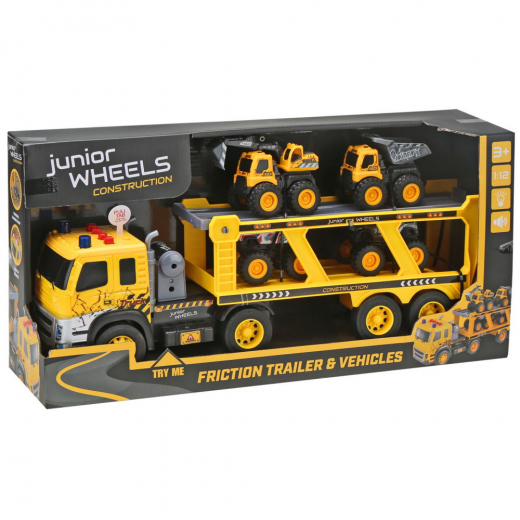 Junior Wheels Rakennusajoneuvot 1:12 ryhmässä LELUT / Leluajoneuvot @ Spelexperten (21024010)