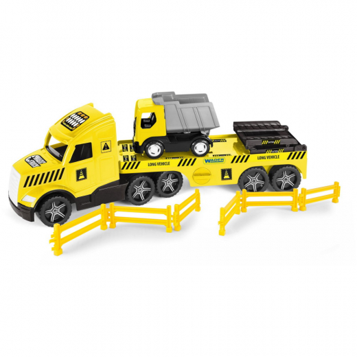 Wader Magic Truck Technic Lava-auto Ja Kippiauto ryhmässä LELUT / Leluajoneuvot @ Spelexperten (21025025)
