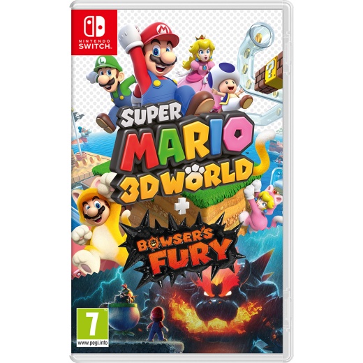 Super Mario 3D World + Bowser's Fury -  Nintendo Switch ryhmässä SEURAPELIT / TV-pelit / Nintendo Switch @ Spelexperten (211155)