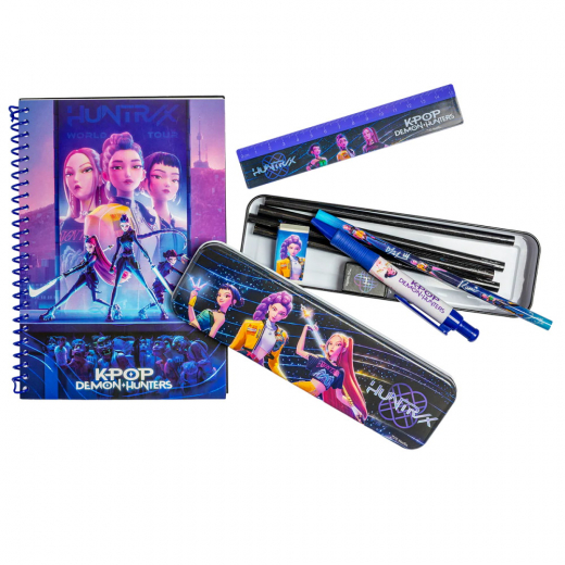 KPop Demon Hunters - Bumper Stationary Set 12 osaa ryhmässä LELUT / Luo & maalaa / Kirjoita ja piirrä @ Spelexperten (2112068-SR2511069)