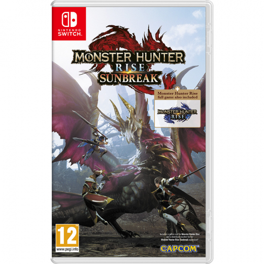 Monster Hunter Rise + Sunbreak - Nintendo Switch ryhmässä SEURAPELIT / TV-pelit / Nintendo Switch @ Spelexperten (211211)