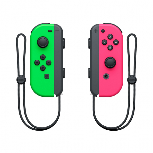 Nintendo Switch Joy-Con Pair - Neon Green/Neon Pink ryhmässä SEURAPELIT / TV-pelit / Nintendo Switch @ Spelexperten (212021)