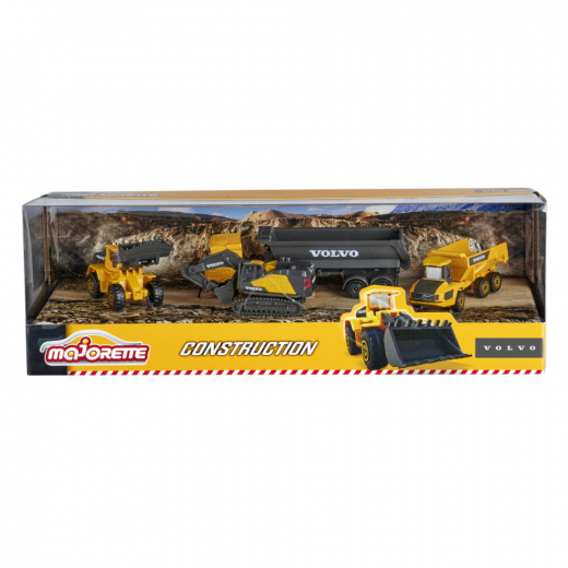 Volvo Construction Vehicles 4-Pack ryhmässä LELUT / Leluajoneuvot @ Spelexperten (212057287SDN)