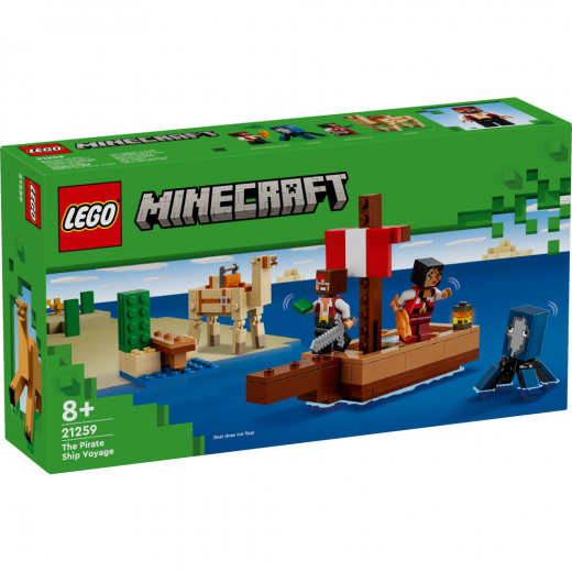 LEGO Minecraft - Merirosvolaivan matka ryhmässä LELUT / LEGO / LEGO Minecraft @ Spelexperten (21259)