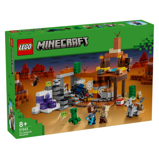 LEGO Minecraft - Erämaan kaivoskuilu ryhmässä LELUT / LEGO / LEGO Minecraft @ Spelexperten (21263)