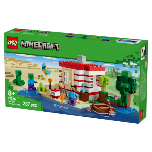 LEGO Minecraft - TNT-viidakkotalo ryhmässä LELUT / LEGO / LEGO Minecraft @ Spelexperten (21275)
