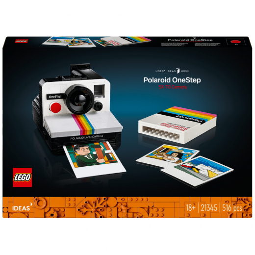 LEGO - Polaroid OneStep SX-70 ‑kamera ryhmässä LELUT / LEGO @ Spelexperten (21345)