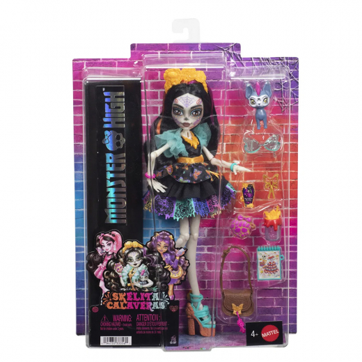 Monster High Core Doll Skelita Calaveras ryhmässä LELUT / Figuurit ja leikkisarjat / Monster High @ Spelexperten (218-2607)
