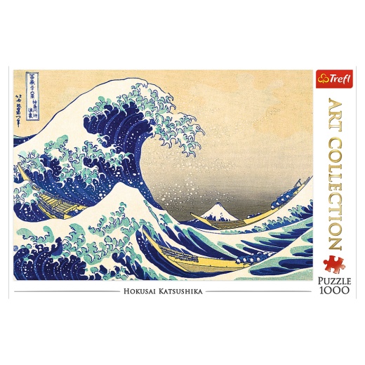 Trefl : The Great Wave of Kanagawa 1000 Palaa ryhmässä PALAPELIT / 1000 palaa @ Spelexperten (22-10521)