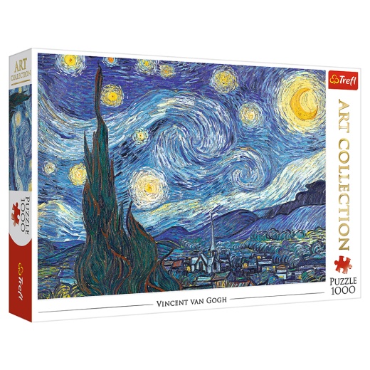 Trefl : The Starry Night, Van Gogh 1000 Palaa ryhmässä PALAPELIT / 1000 palaa @ Spelexperten (22-10560)