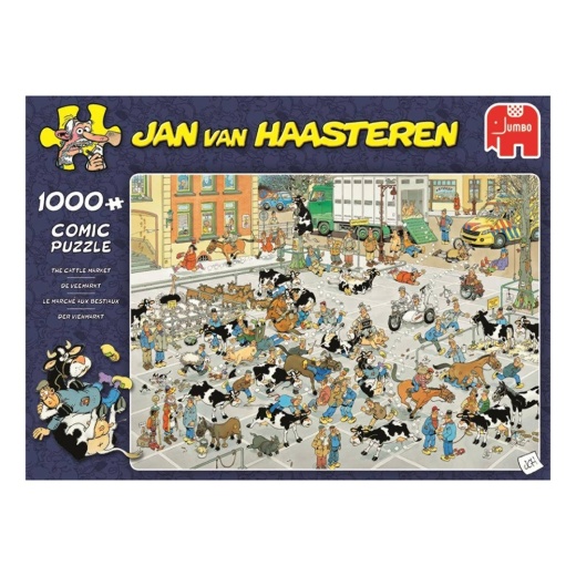 Jan van Haasteren - The Cattle Market 1000 palaa ryhmässä PALAPELIT / 1000 palaa @ Spelexperten (22-19075)