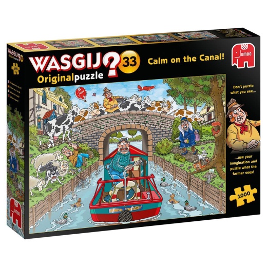 Wasgij? Original #33 - Calm on the Canal 1000 Palaa ryhmässä  @ Spelexperten (22-19173)